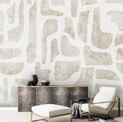 papiers peints contemporain scandinave beige abstract pierres auto adhesif design pre encolle intisse sur mesure traditionelle tendance mode chambre salon cuisine